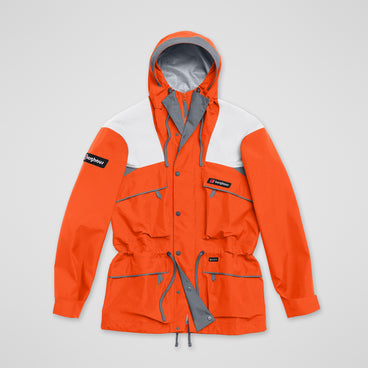 Unisex Trango Gore-Tex Waterproof Jacket - Orange/Grey