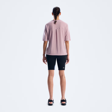 Women's Coneflower Short Sleeve Tee - Purple