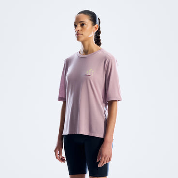 Women's Coneflower Short Sleeve Tee - Purple