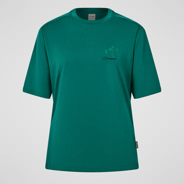 Women's Coneflower Short Sleeves Tee - Green