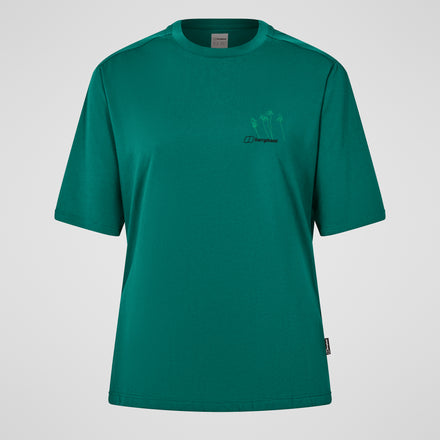 Women's Coneflower Short Sleeves Tee - Green