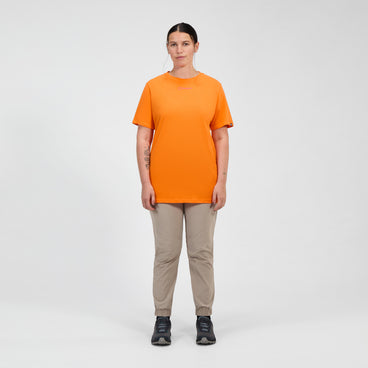 Women's Grappled Short Sleeve Tee - Orange