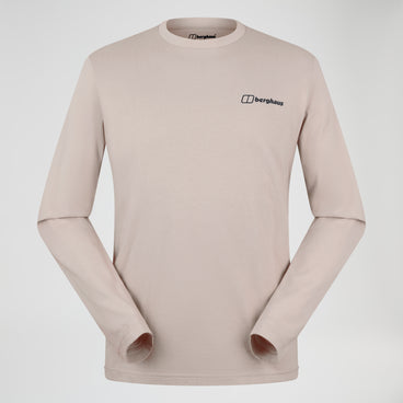 Men's Grappled Long Sleeve Tee - Grey