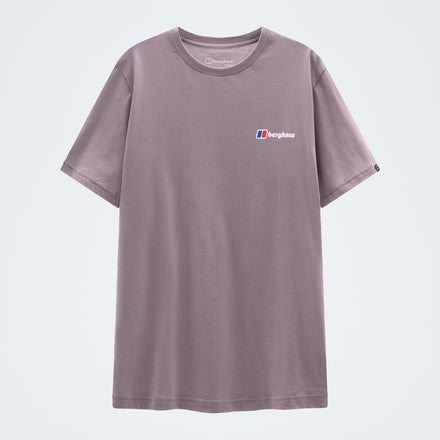 Men's Berghaus Class Logo Tee - Purple