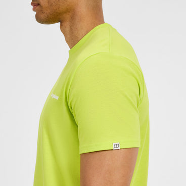 Men's Berghaus Class Logo Tee - Lime Green