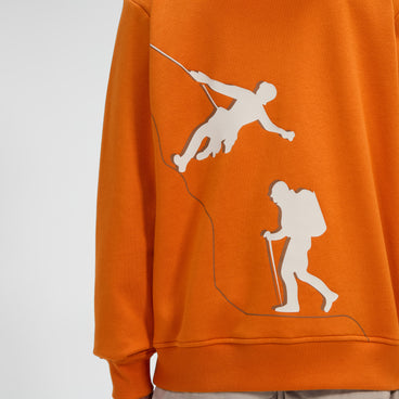 Men's Grappled Hoody - Orange