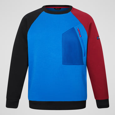 Unisex Storm 25 Crew Sweater - Blue/Red