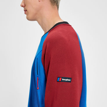 Unisex Storm 25 Crew Sweater - Blue/Red