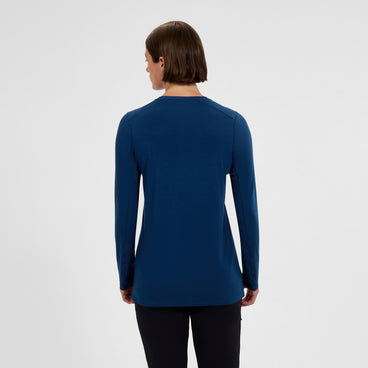 Women's Delta Long Sleeve Tech Tee - Blue