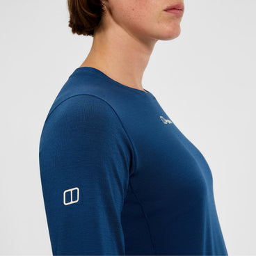 Women's Delta Long Sleeve Tech Tee - Blue