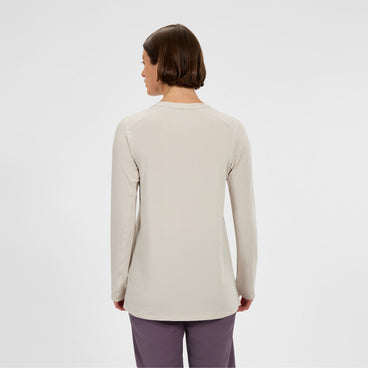 Women's Delta Long Sleeve Tech Tee - Grey