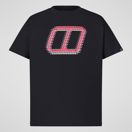 Men's Glitched Blocks Tee - Black