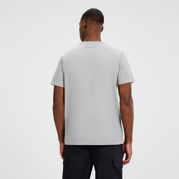Men's Glitched Blocks Tee - Grey