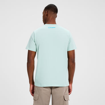 Men's Glitched Blocks Tee - Green