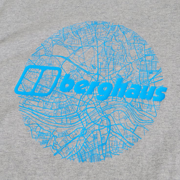 Men's Map Of The Toon Tee - Grey