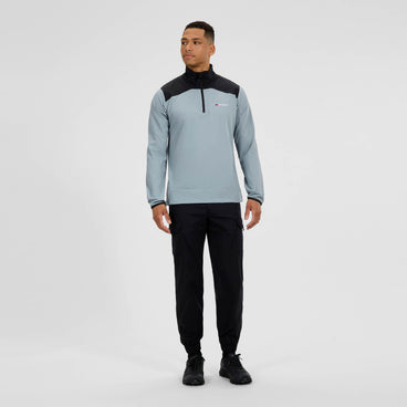 Men's Terrain Trek Half Zip Jacket - Black/Grey