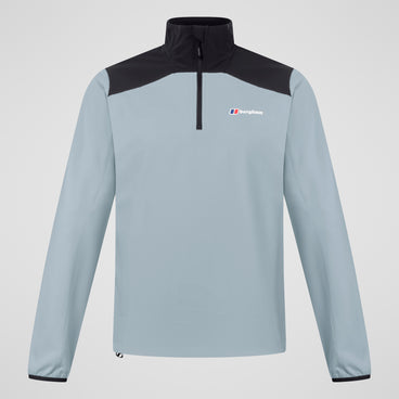 Men's Terrain Trek Half Zip Jacket - Black/Grey