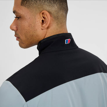 Men's Terrain Trek Half Zip Jacket - Black/Grey