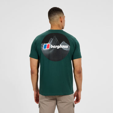 Men's Dotted Mountain Tee - Green