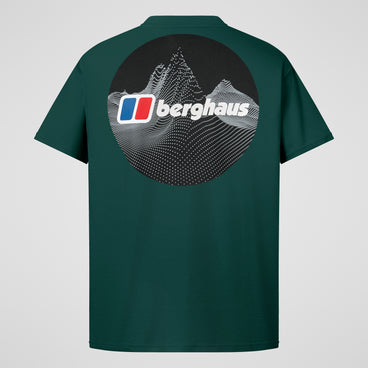 Men's Dotted Mountain Tee - Green
