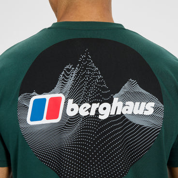 Men's Dotted Mountain Tee - Green