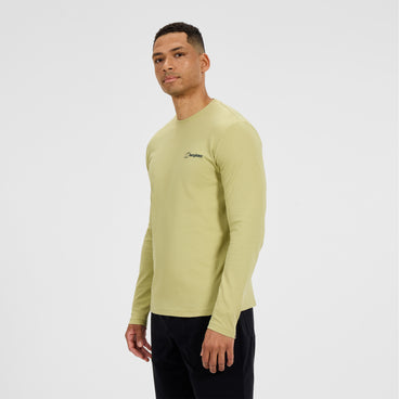 Men's Berghaus Center Logo Tee - Natural