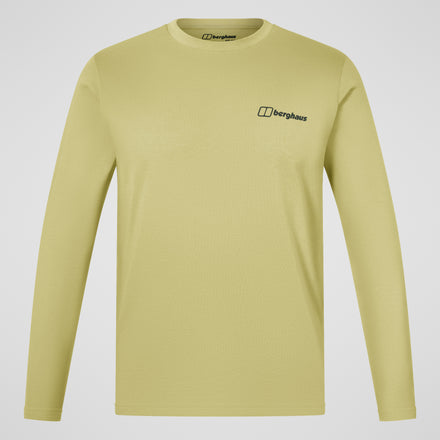 Men's Berghaus Center Logo Tee - Natural