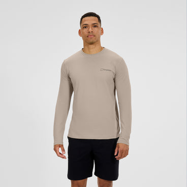 Men's Berghaus Center Logo Tee - Grey
