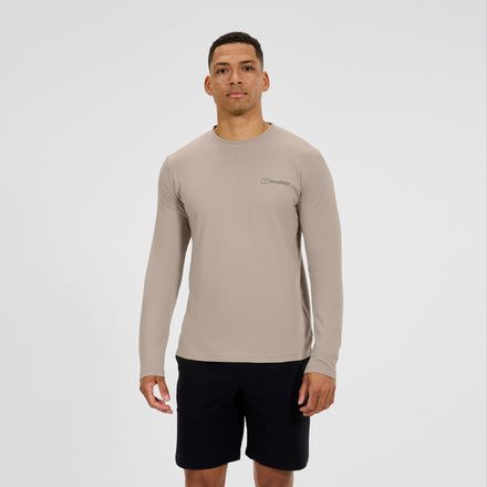 Men's Berghaus Center Logo Tee - Grey