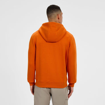 Men's Small Logo Hoody - Orange