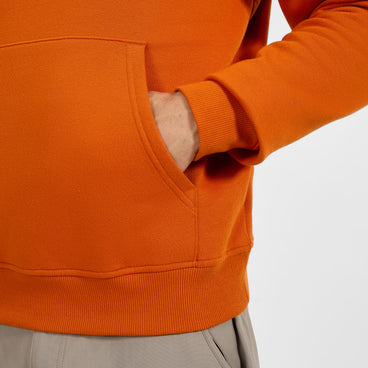 Men's Small Logo Hoody - Orange