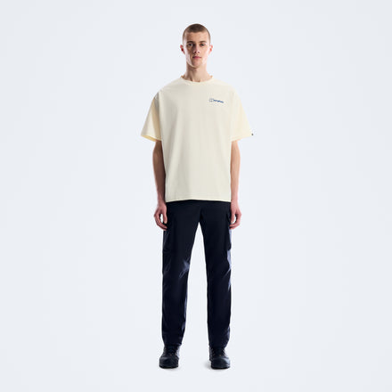Men's Geo Mountain Tee - Light Grey