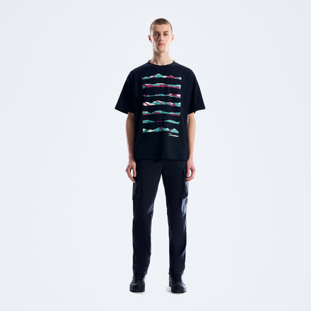 Men's Geo Landscape Tee - Black